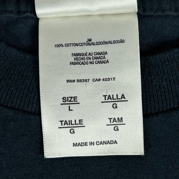 Adidas Shirt Youth L Black Three‎ Stripes Graphic Y2K Long Sleeve Boys Pullover - Picture 9 of 10